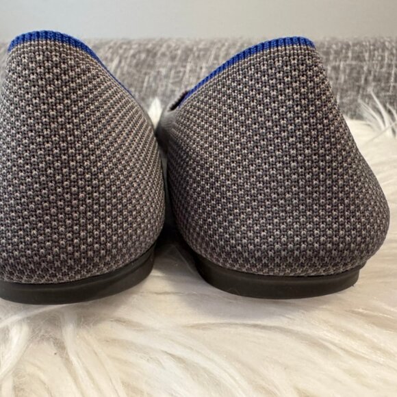 Rothy's The Flat Gray Round Toe Size 8 Ballet Slip On Travel Textile - Picture 5 of 7